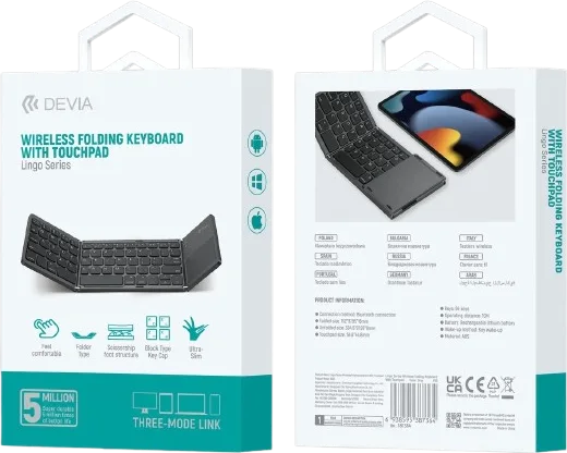 Wireless Keyboard with TouchPad
